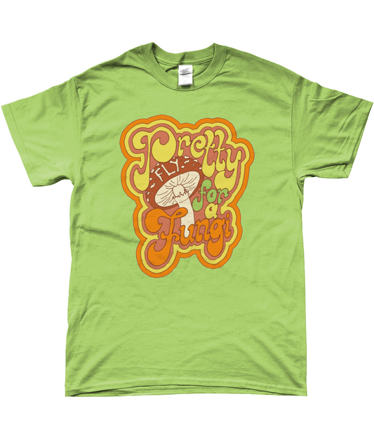 Pretty Fly For A Fungi Unisex Tee - Green