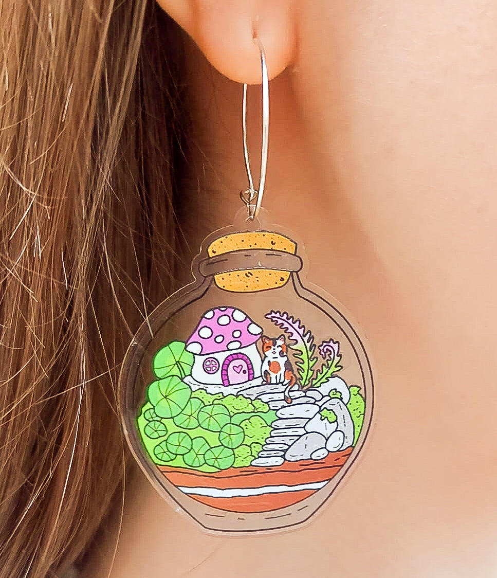 Feline Terraria Earrings